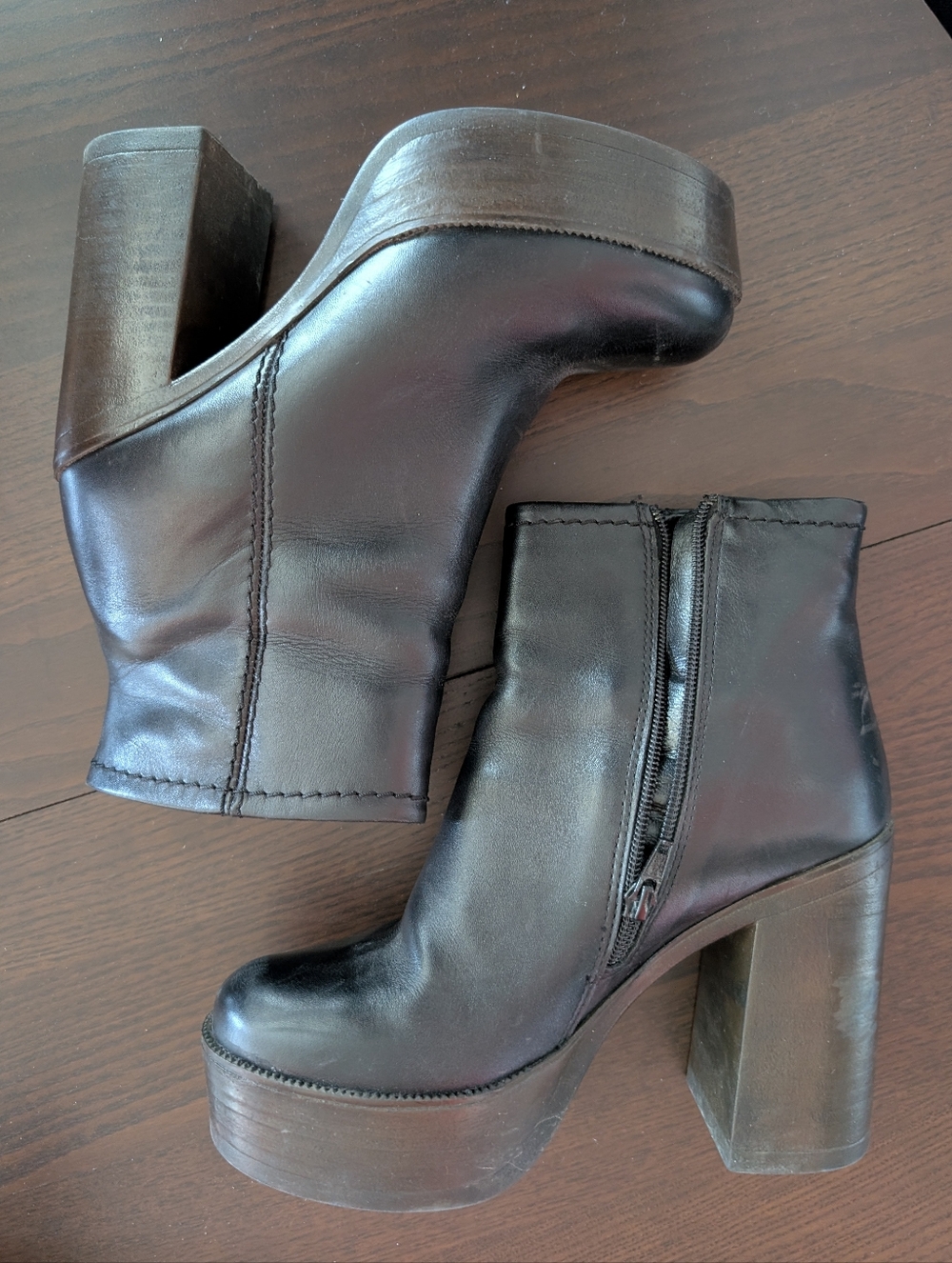 Platform Ankle Boots